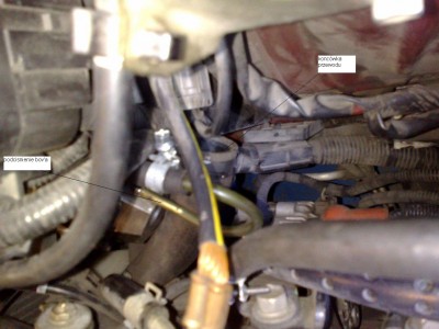 końcówka przewodu z którym nie wiem co zrobic.