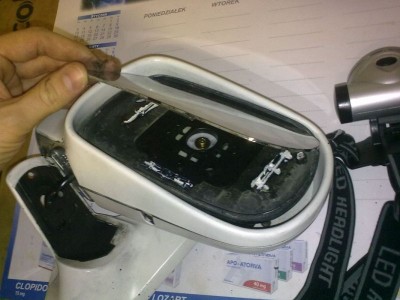 Lusterko JDM, zdejmowanie lustra