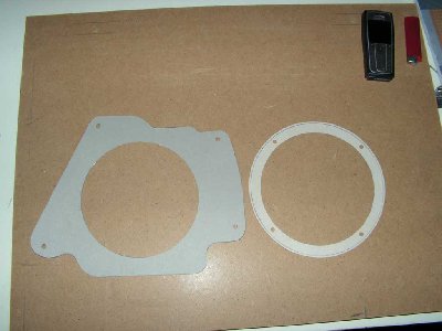 szablon paneli z MDF pod glosniki 6.5"