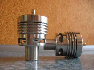 Dwu-tłoczkowy zawór z teflonowym tłoczkiem, wytrzymuje ciśnienie ponad 2bar.